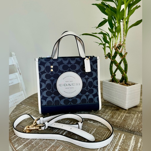 Coach Denim Dempsey Tote ‘22 - Picture 7 of 12